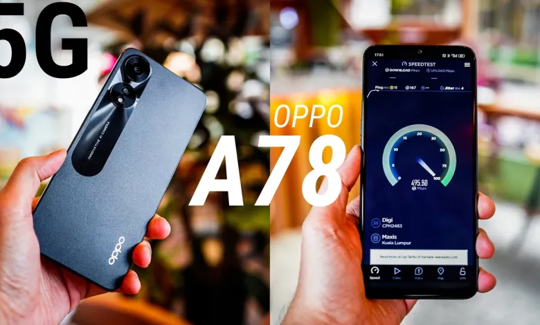 Oppo A78 5G smartphone