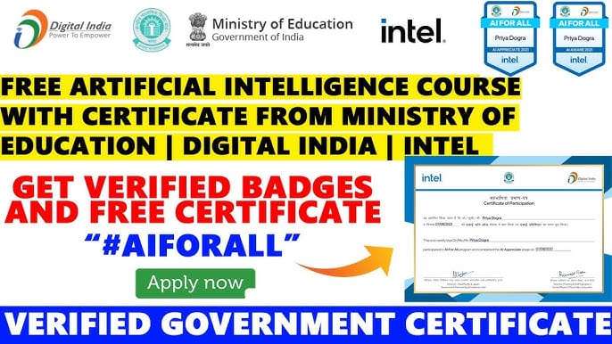 Government Free AI Course With Certificate
