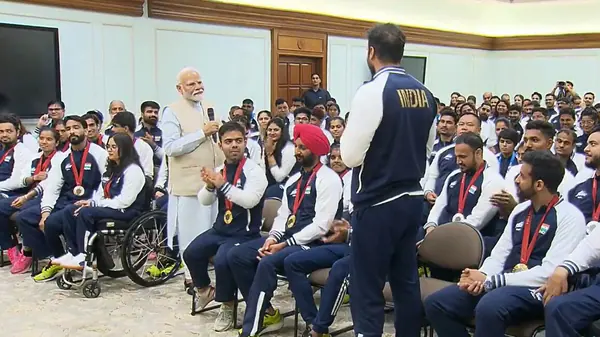 PM Modi Paralympics Players Meeting