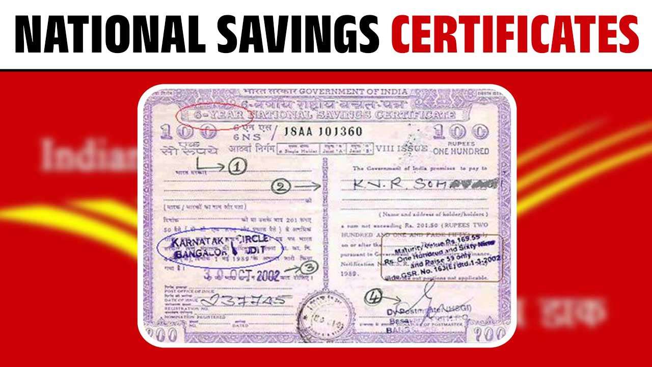 National Savings Certificates