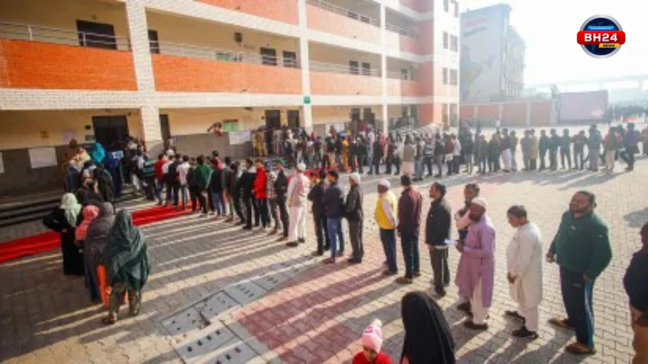 delhi election voting live